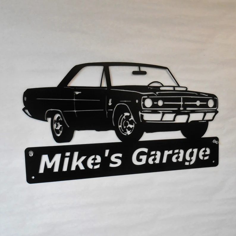 1968 Dart-Personalized Metal Wall Art