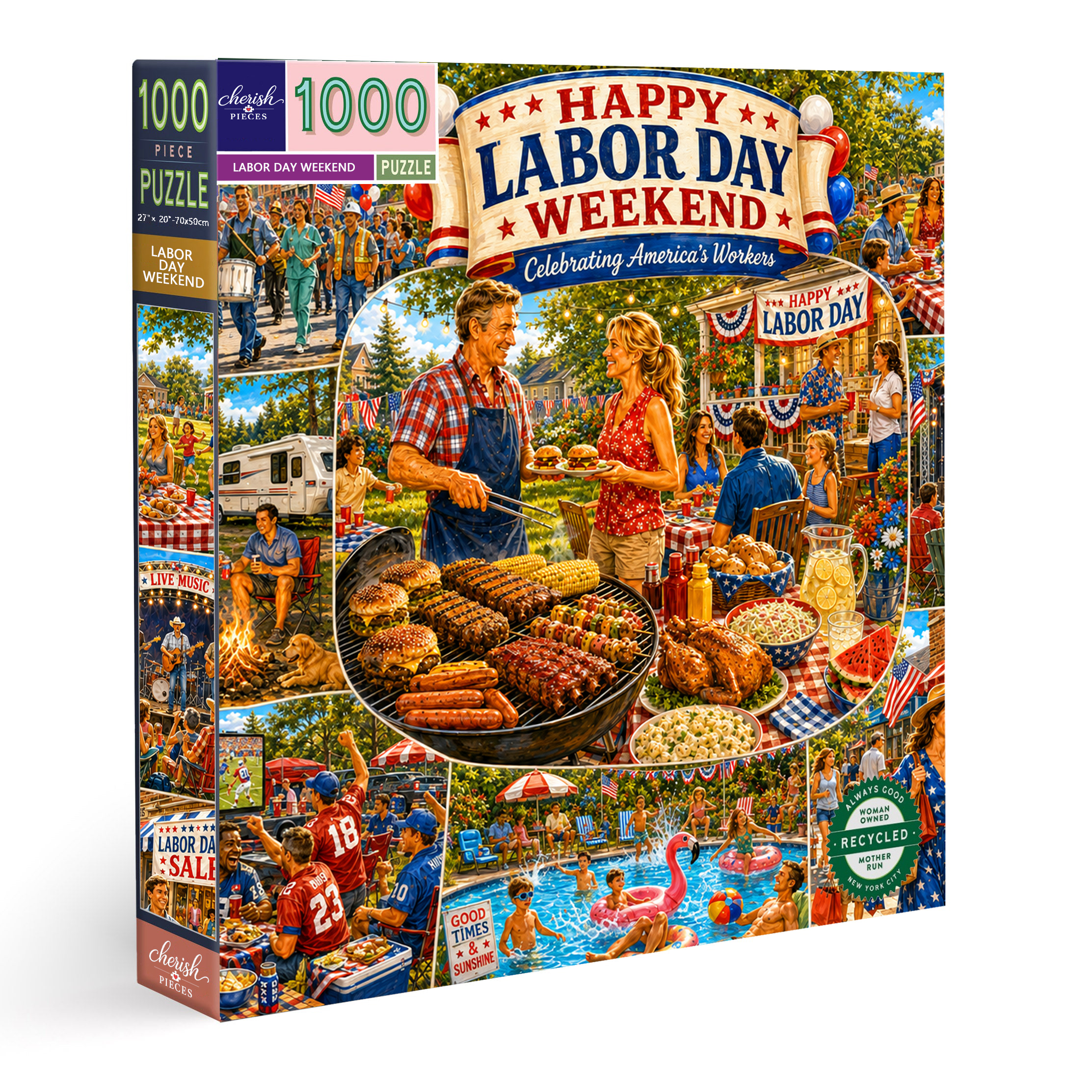 Labor Day Weekend – 500/1000 Piece Jigsaw Puzzle