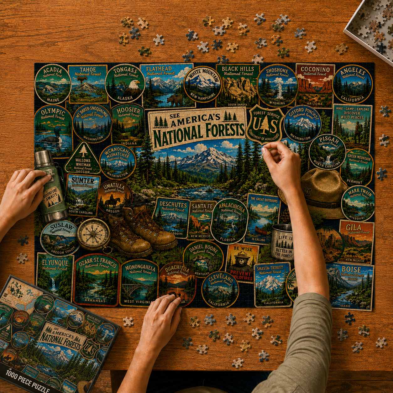 US National Parks Commemorative Edition Puzzle