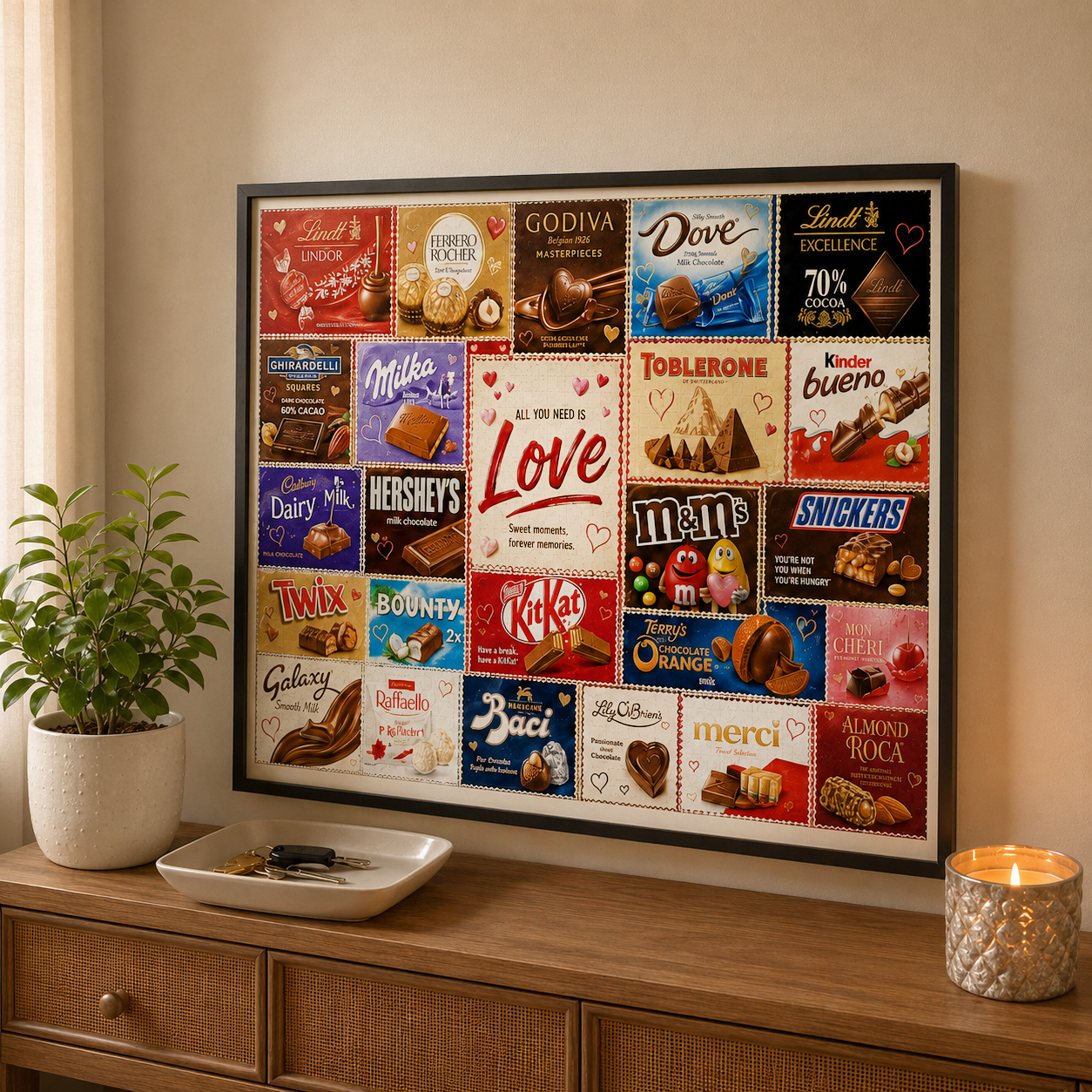 Chocolate About Love Jigsaw Puzzle - 500/1000 Pieces