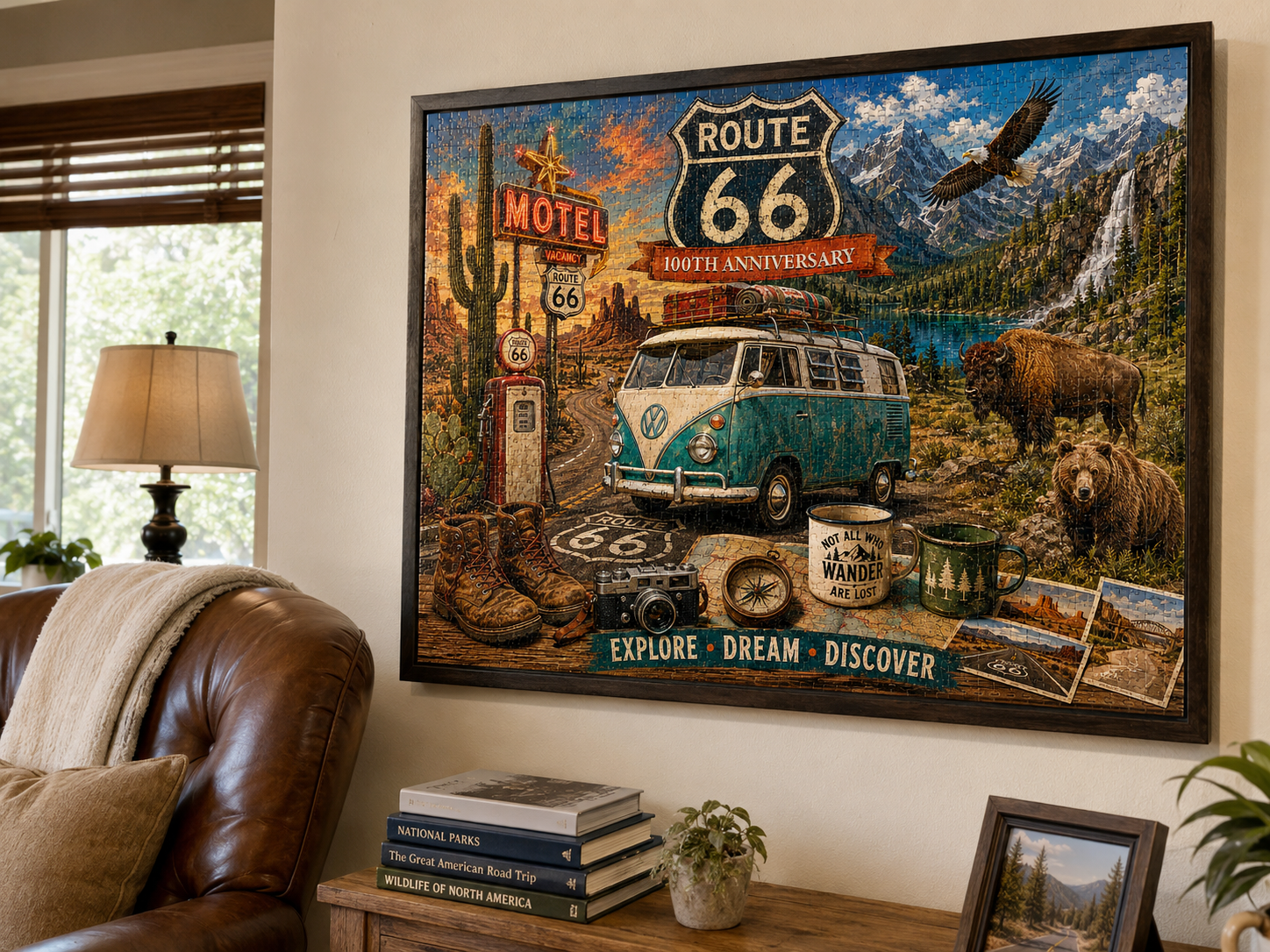 2026 NEW 🏜️Route 66 Collector's Puzzle – 500/1000-Piece Jigsaw Puzzle