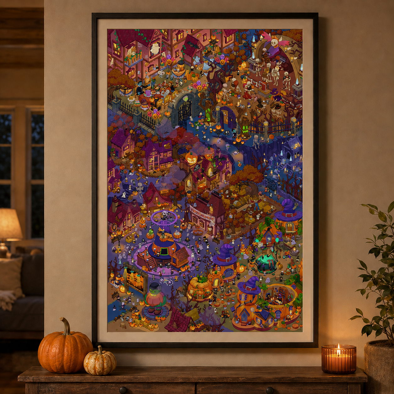 Cozy Village Holiday Nights Puzzle – Spirit’s Eve & Christmas Eve