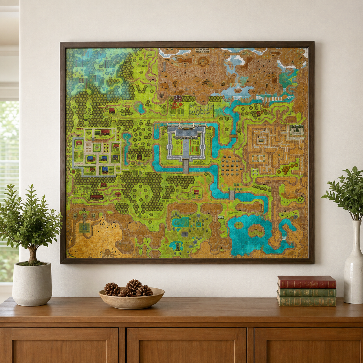 ⚔️Zelda-Inspired Map Puzzle – A Must-Have for Game Fans🍄