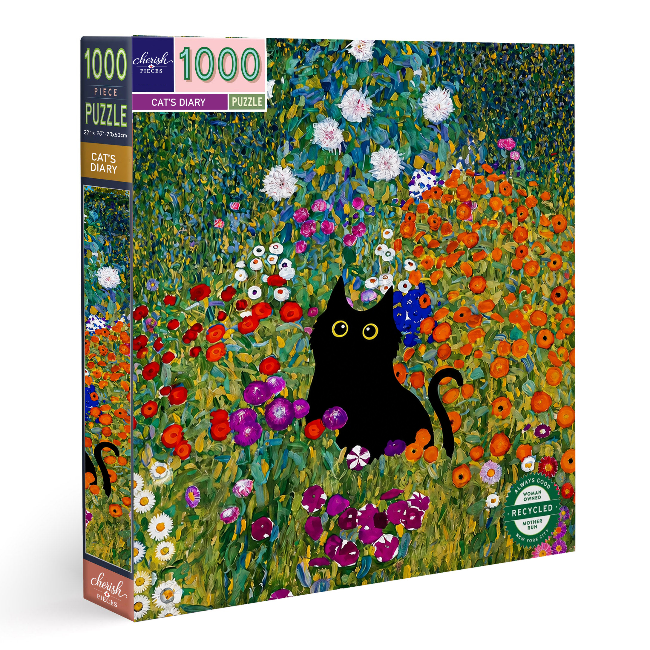 The Little Black Cat’s Diary – 500/1000 Piece Jigsaw Puzzle