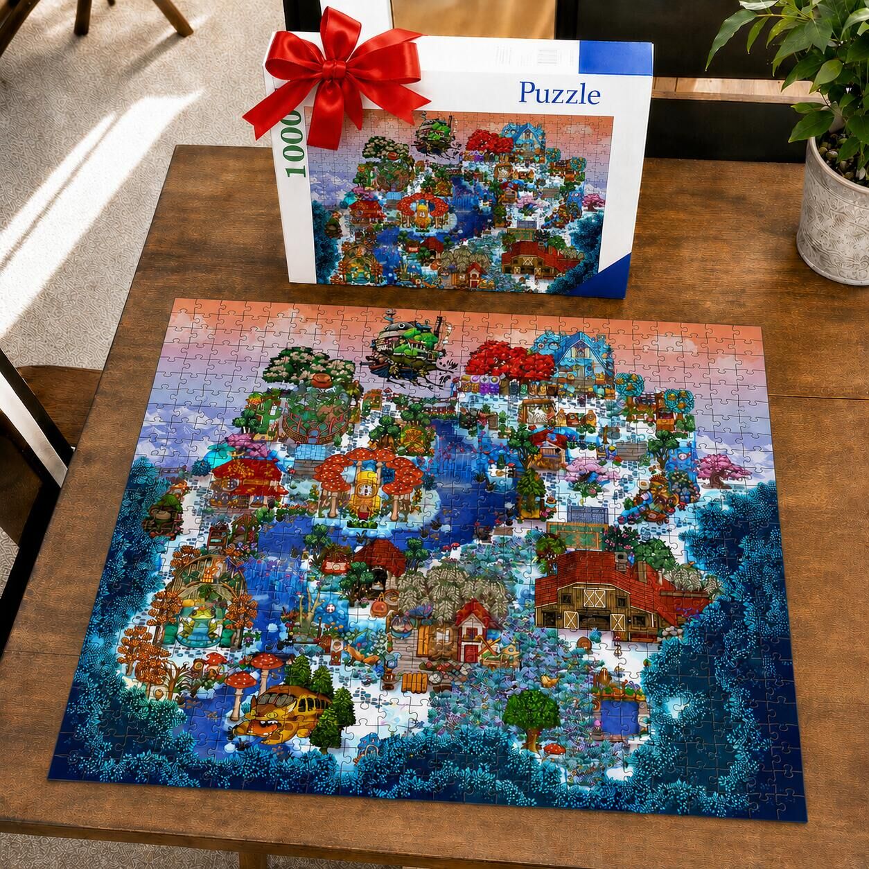 Stardew Valley Sky Farm Seasons Inspiration Puzzle (1000 pieces) — A puzzle game every Stardew Valley fan will love
