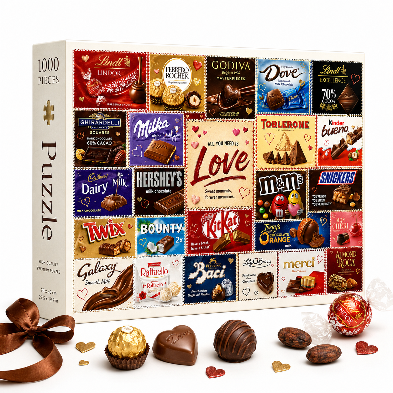 Chocolate About Love Jigsaw Puzzle - 500/1000 Pieces
