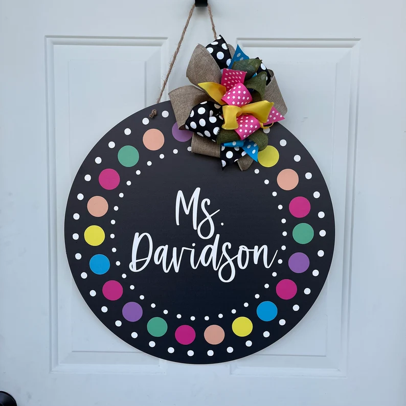 NEW!!2023 - Personalized Teacher Appreciation Gift - Classroom Sign