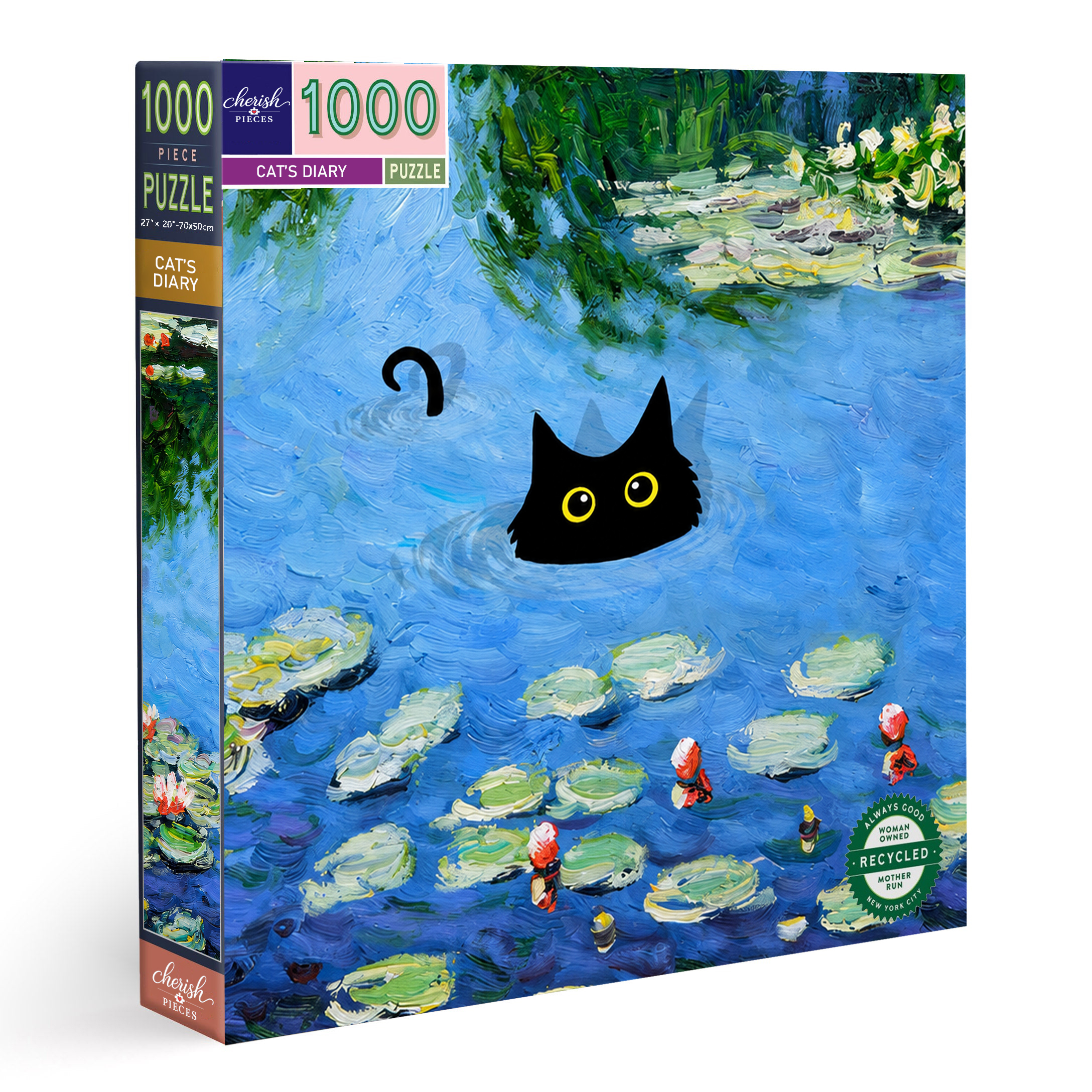The Little Black Cat’s Diary – 500/1000 Piece Jigsaw Puzzle