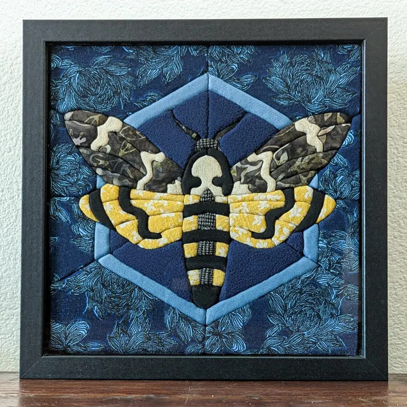 Death's Head Moth- Original Kinusaiga