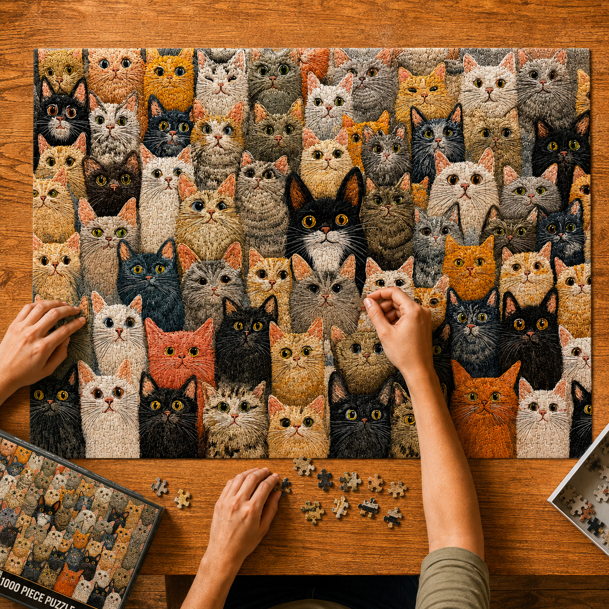 A Cat Lover’s Dream Puzzle — A Cozy Collection of Furry Faces 🐱