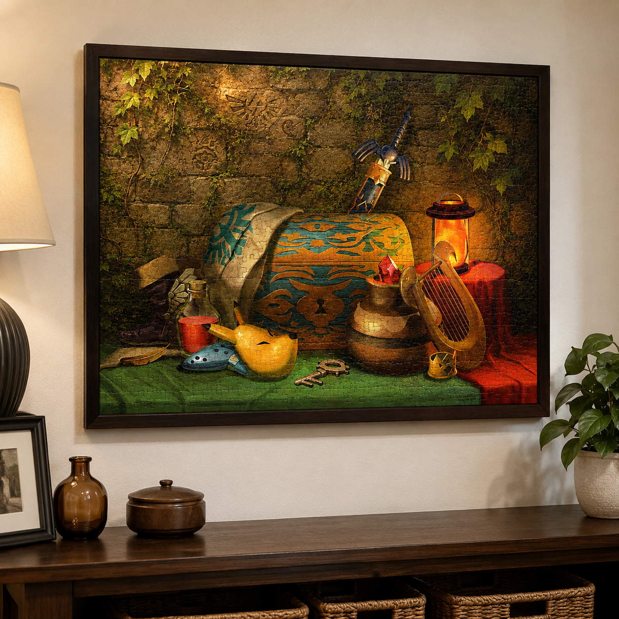 ⚔️Zelda-Hyrule Treasure Puzzle – A Must-Have for Game Fans🍄-1000 pcs