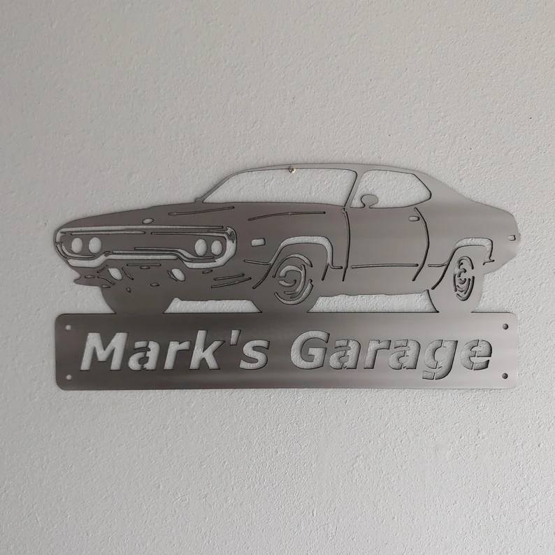 1971, 1972, Roadrunner-Personalized Metal Wall Art