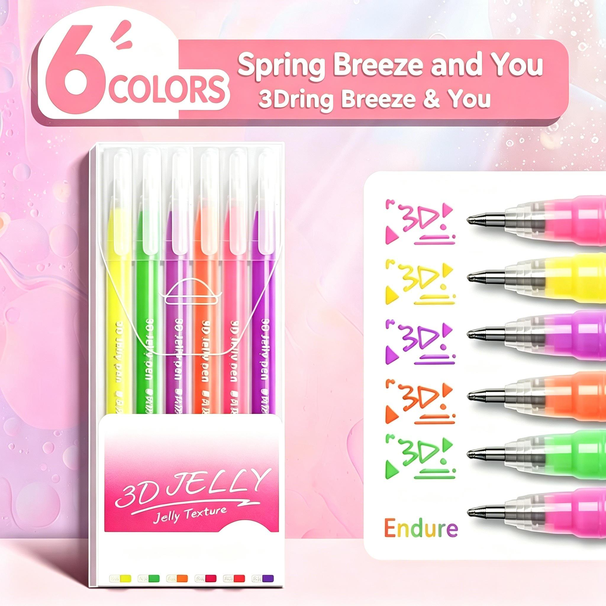 ✨ 3D Jelly Gel Pens – Turn Every Idea Into Colorful Art!