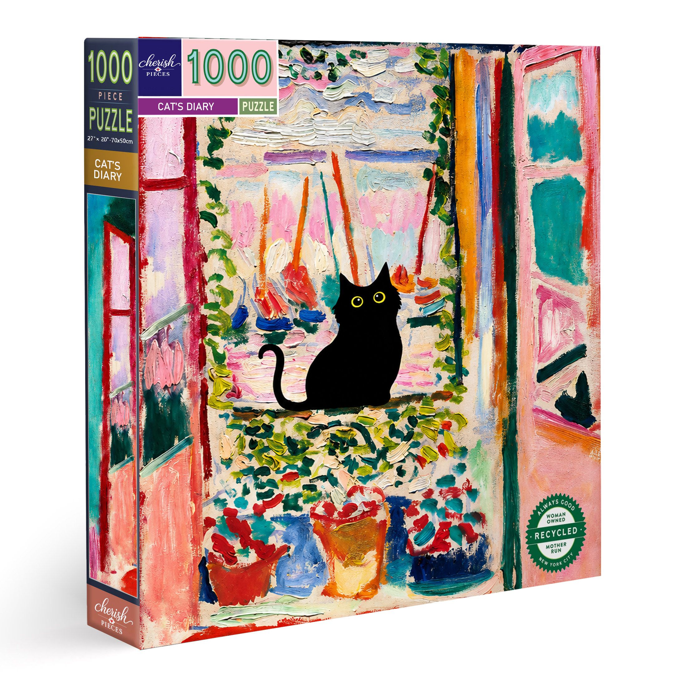 The Little Black Cat’s Diary – 500/1000 Piece Jigsaw Puzzle