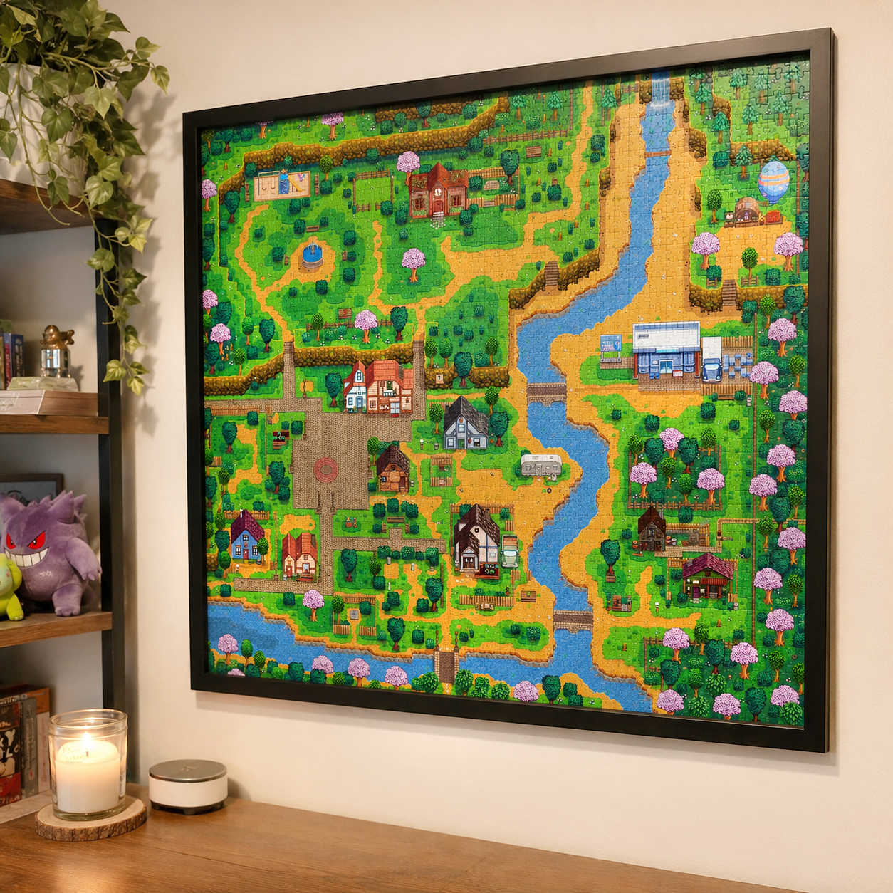 Pelican Town Map Puzzle 1000 pieces - The Puzzle Every Stardew Valley Fan Will Love 🌾