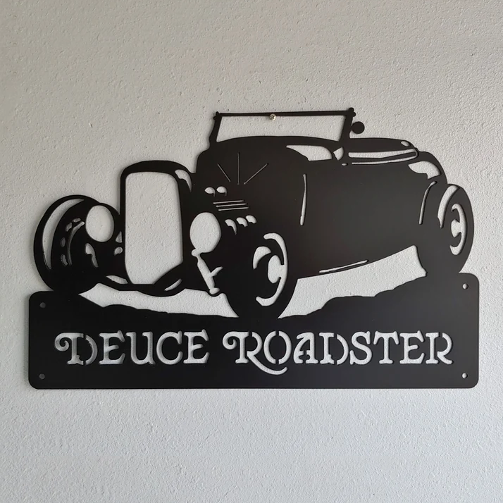 1932 Ford Roadster-Personalized Metal Wall Art