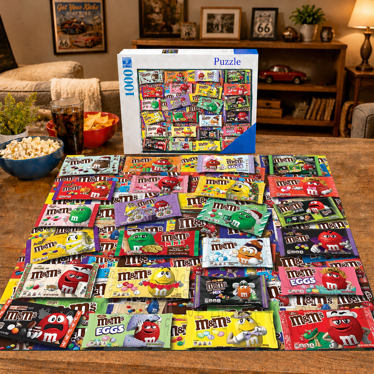 M&M Jigsaw Puzzle - 500/1000
