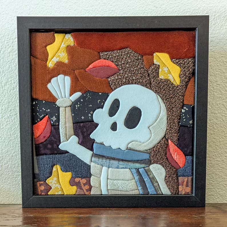 Skeleton Halloween- Original Kinusaiga