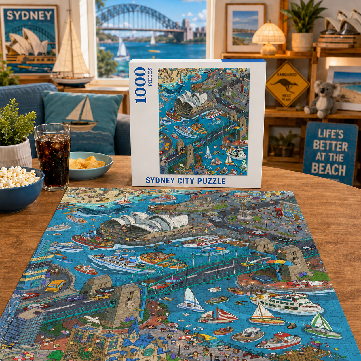  Around the World City Adventure Puzzle-Choose your favorite city
