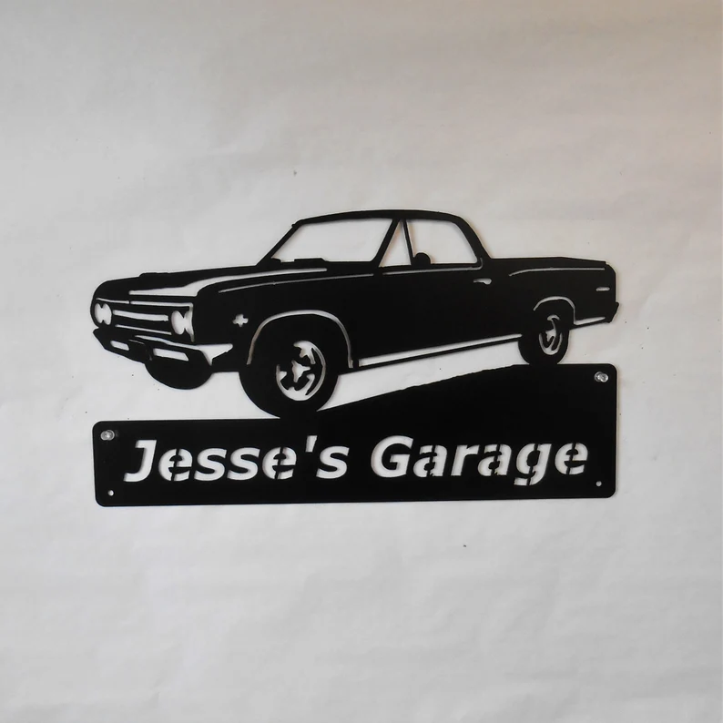 1965 Chevy El Camino-Chevy Truck-Personalized Metal Sign