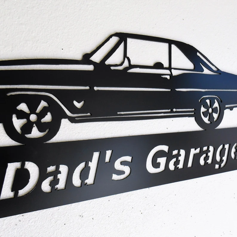 1966 1967 Chevrolet Nova-Personalized Metal Wall Art