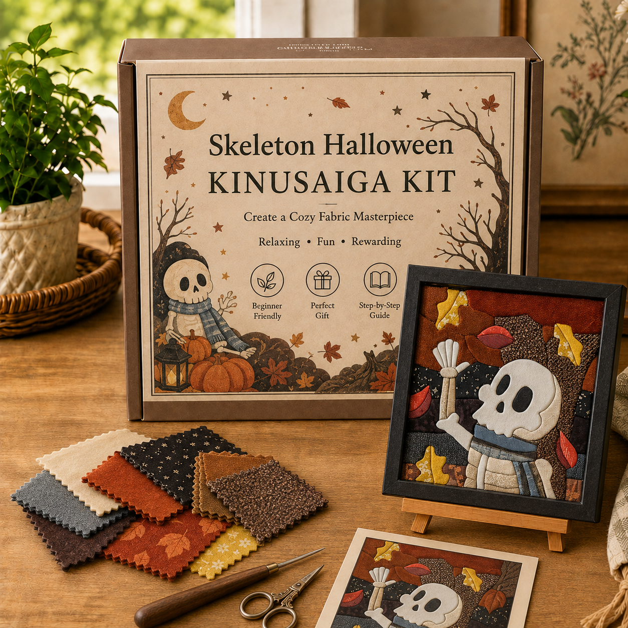Skeleton Halloween- Original Kinusaiga