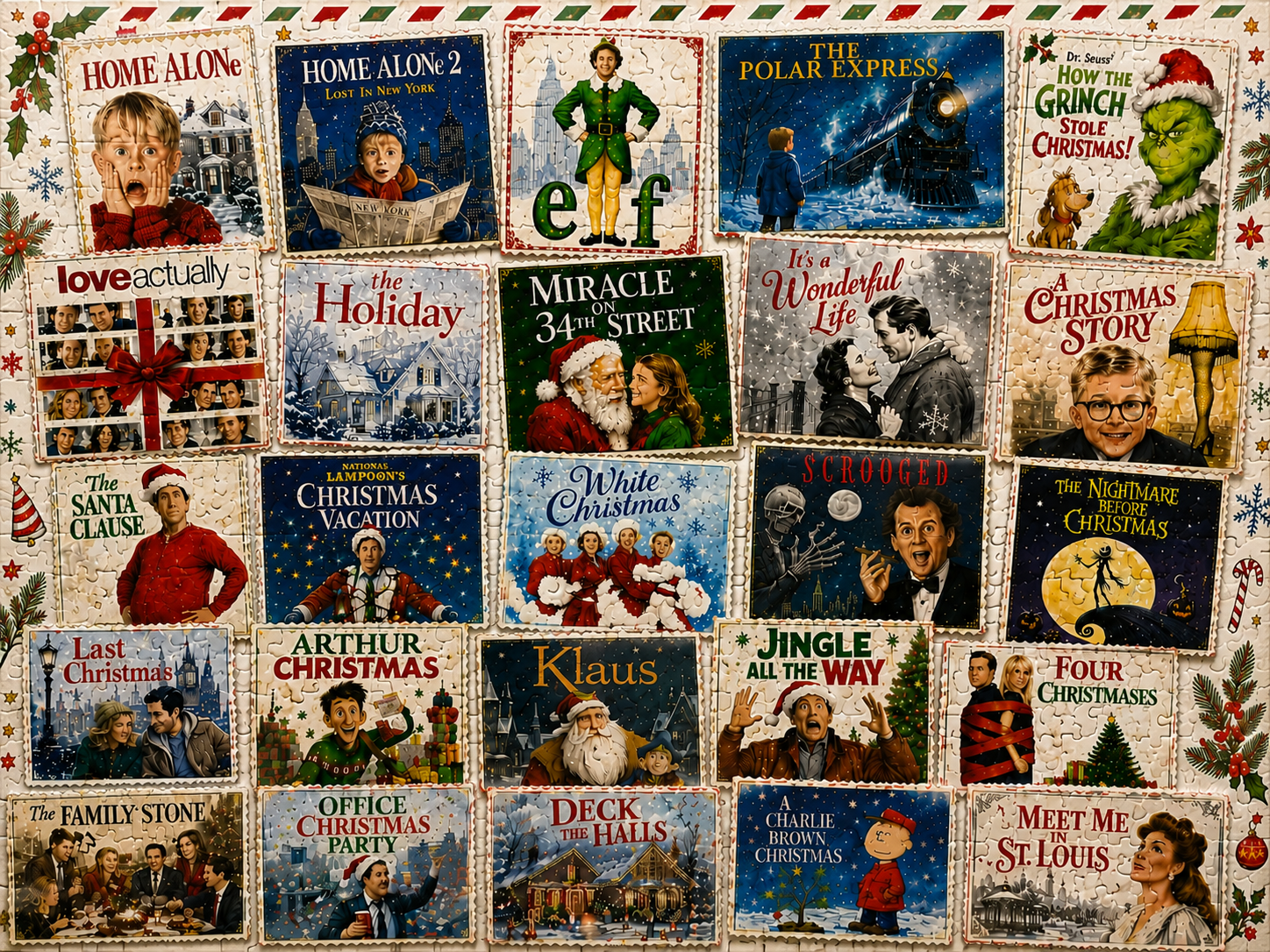 2026 NEW 🎄Christmas Movie Series Puzzle – 500/1000-Piece Jigsaw Puzzle