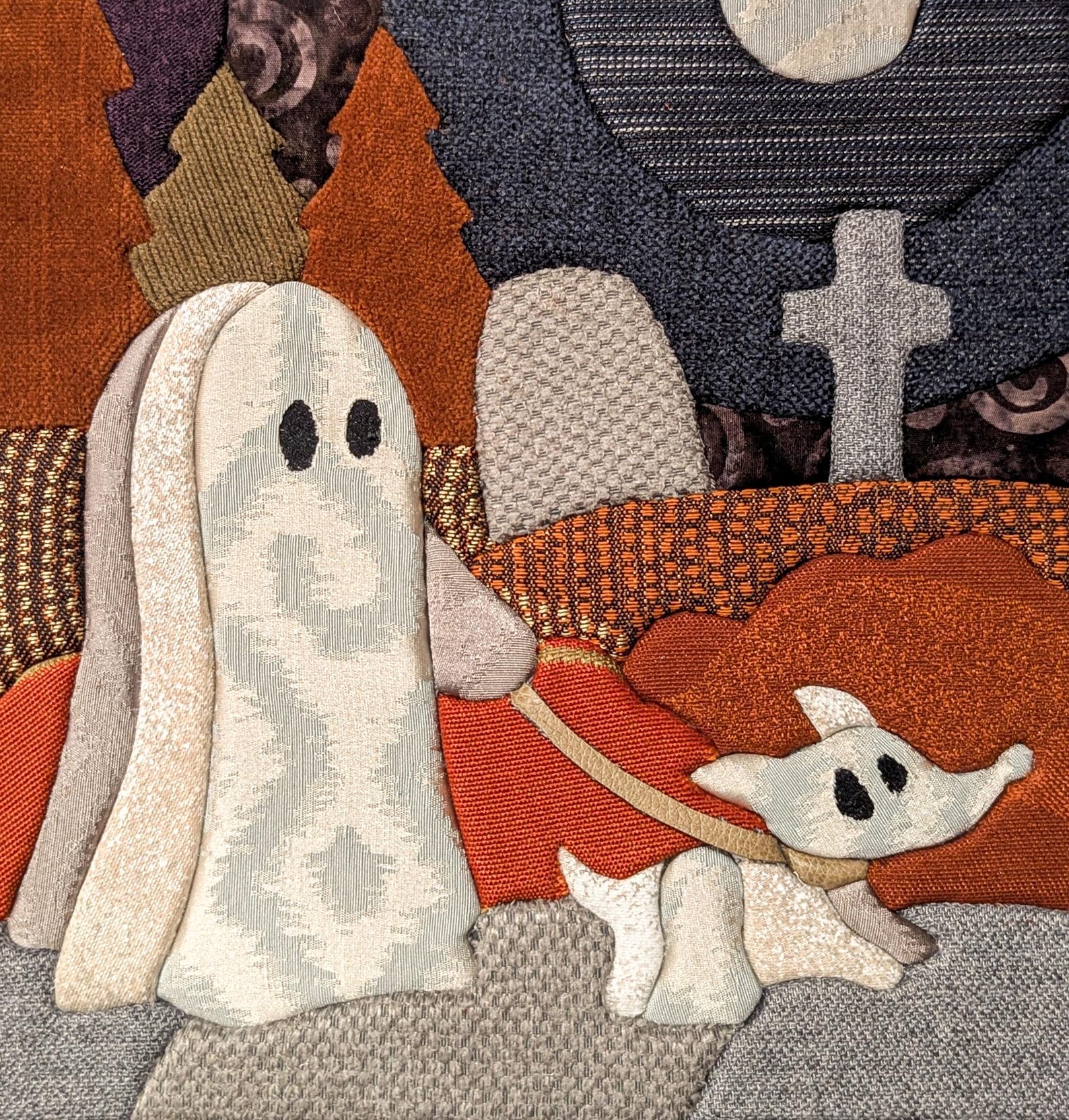 Cute Ghost Dog Walk |  Original Kinusaiga