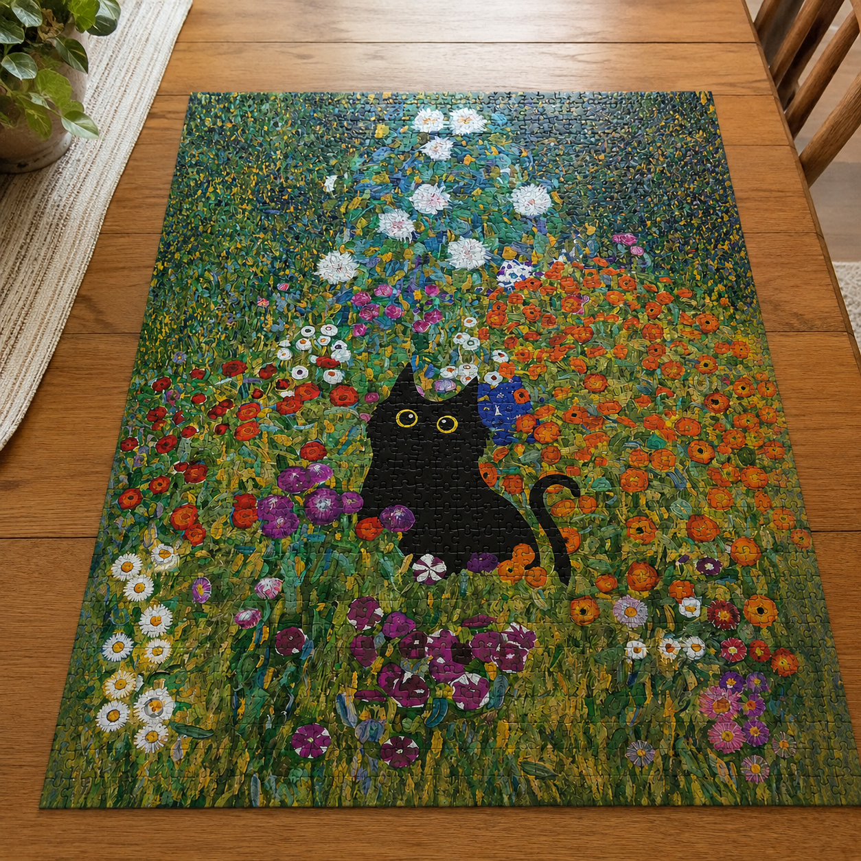 The Little Black Cat’s Diary – 500/1000 Piece Jigsaw Puzzle