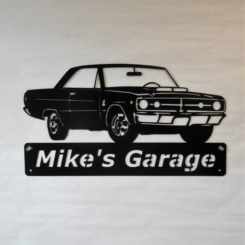 1968 Dart-Personalized Metal Wall Art