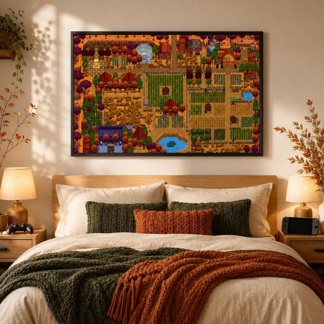 Stardew Valley Seasonal Printed Wall Decor - A Gift Every Stardew Valley Fan Will Love