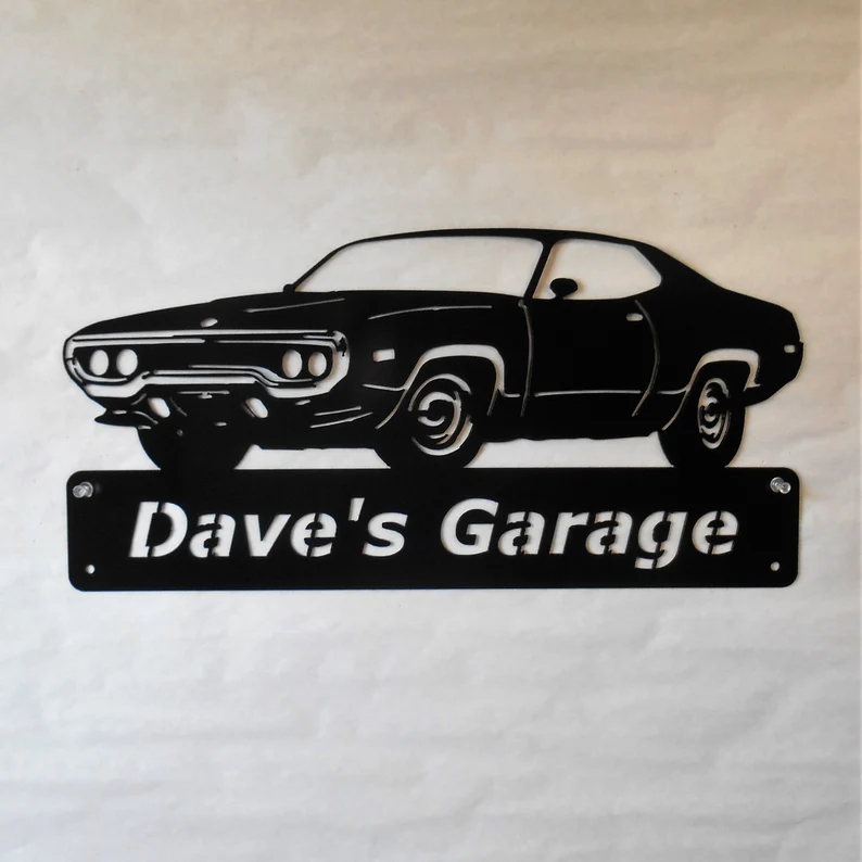 1971, 1972, Roadrunner-Personalized Metal Wall Art