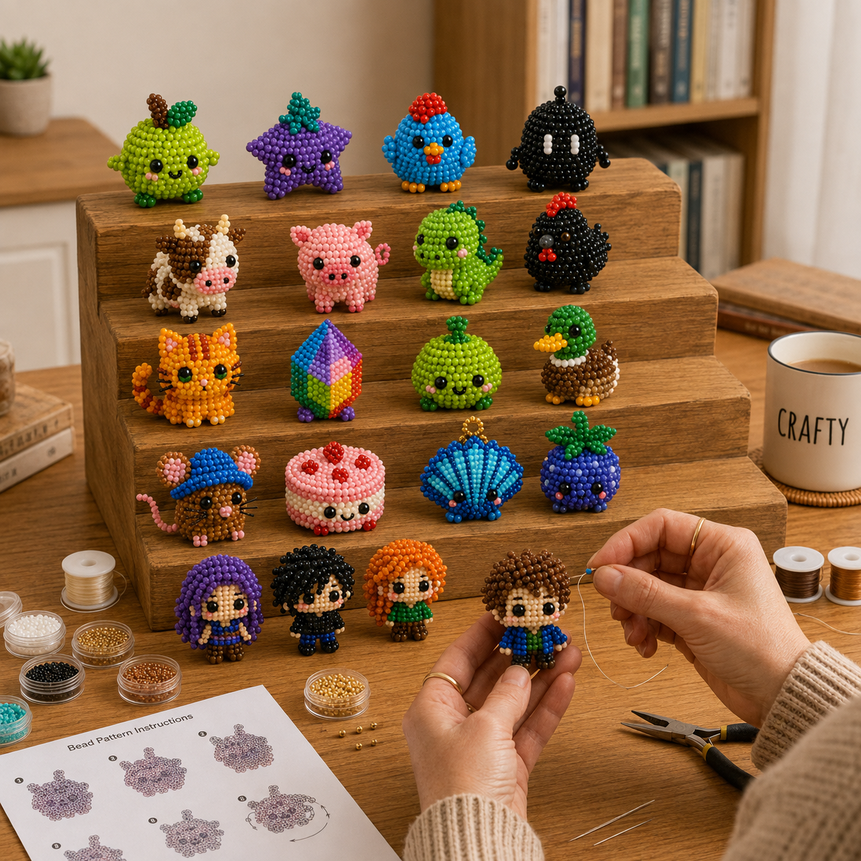 3D Stardew Valley Inspired Beading DIY Kit - A Gift for Stardew Valley Fans