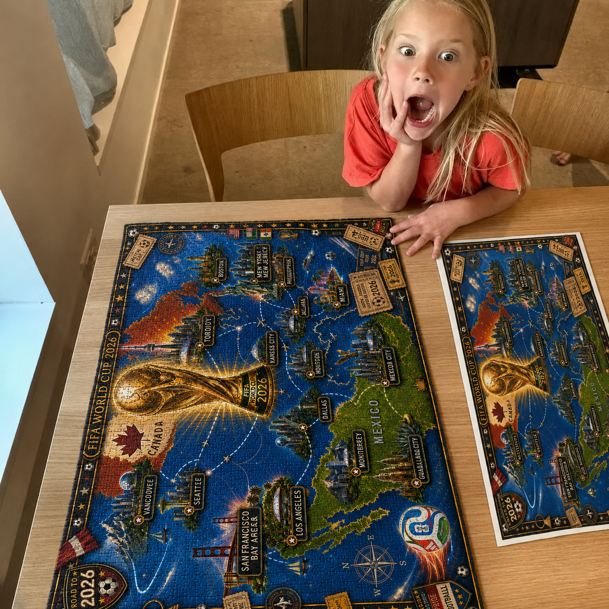 2026 World Cup Host Cities Journey - 500/1000 Piece Jigsaw Puzzle