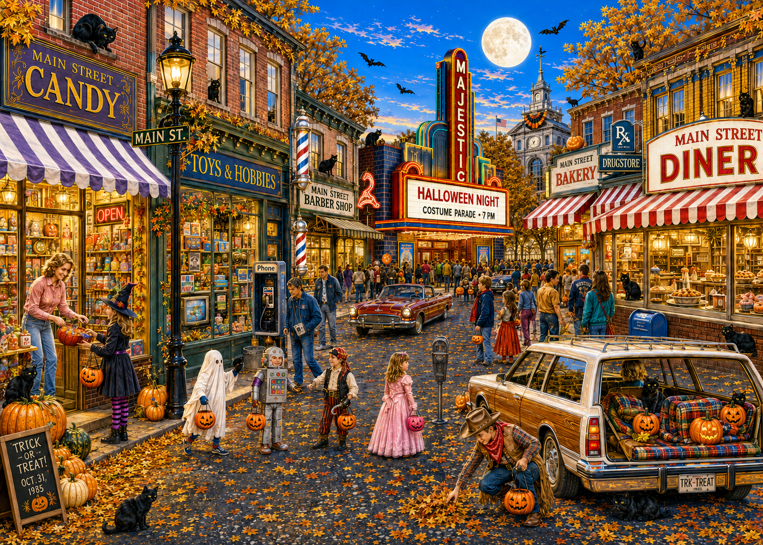 Halloween on Main Street – 1985 Jigsaw Puzzle