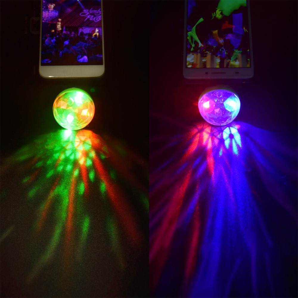 Plug & Play RGB Mini USB Disco Light for Phones – LED Party & Atmosphere Light