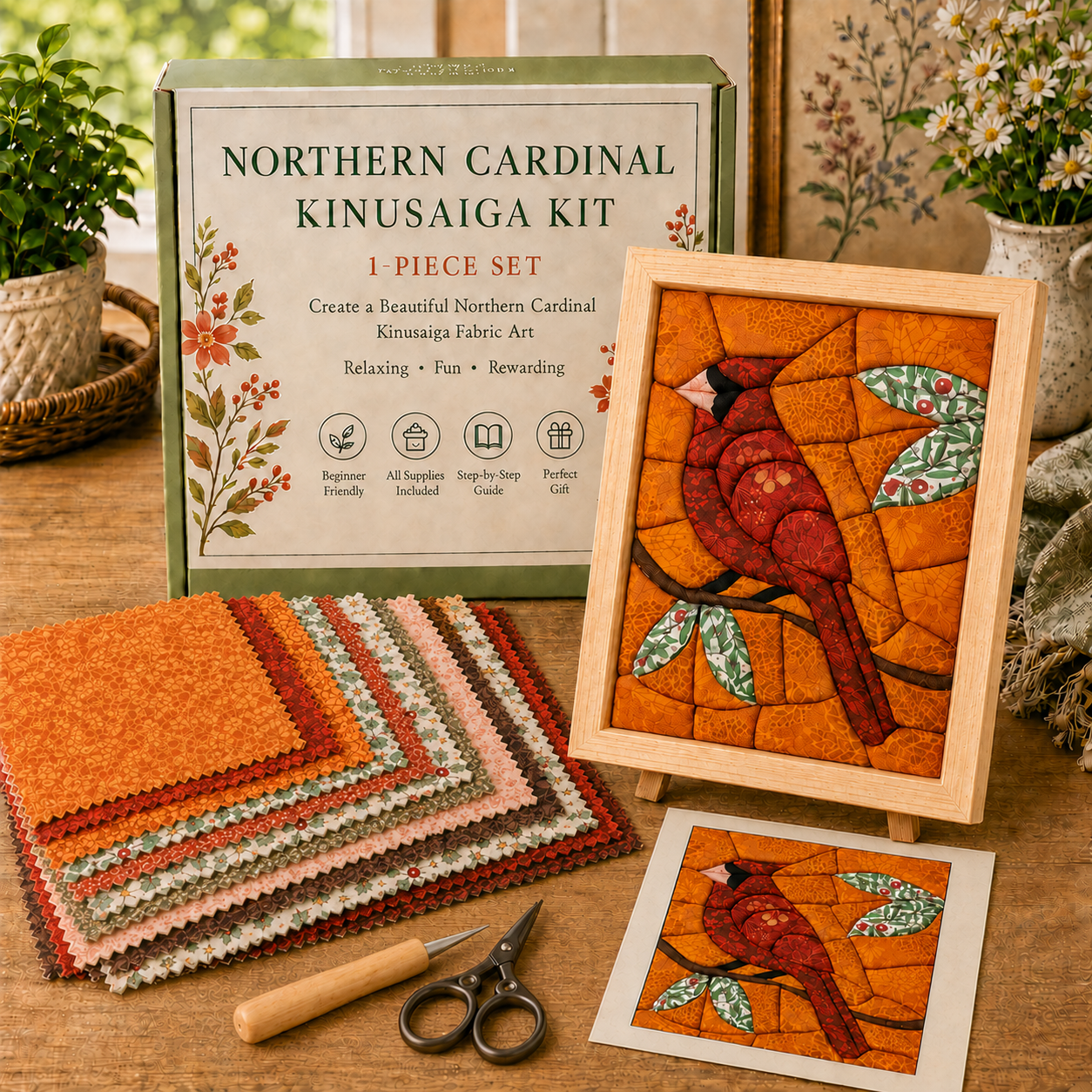 ⚡Hot Sales 49% OFF Northern Cardinal - Original Kinusaiga Kit