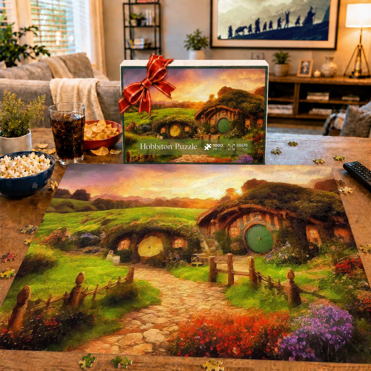 A Way Back to Bag End - 1000-Piece Jigsaw Puzzle