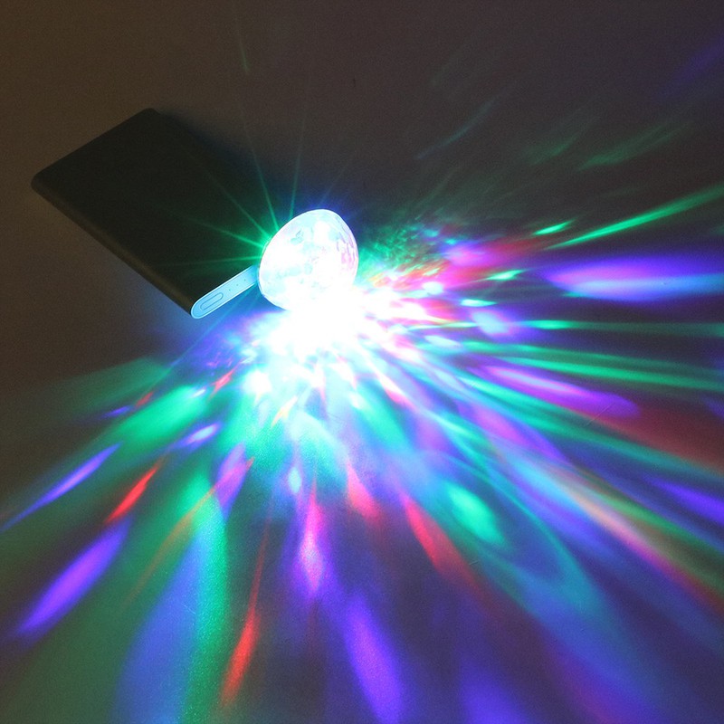 Plug & Play RGB Mini USB Disco Light for Phones – LED Party & Atmosphere Light