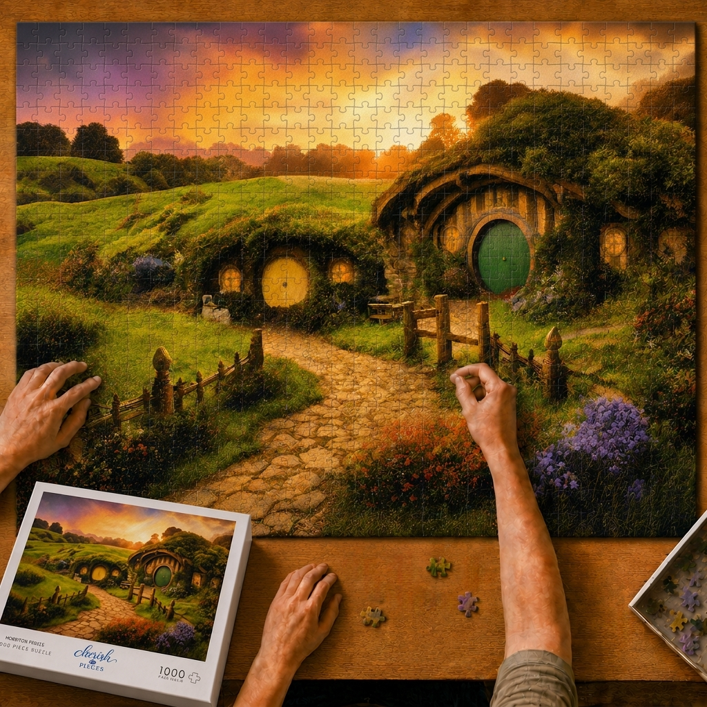 A Way Back to Bag End - 1000-Piece Jigsaw Puzzle