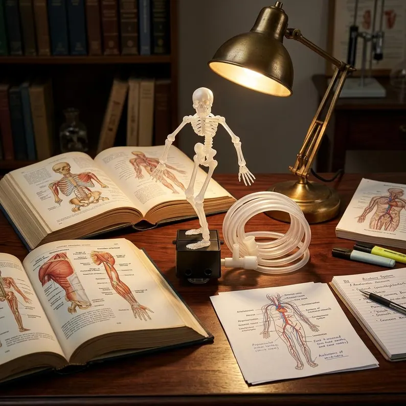 Air-Powered Dancing Skeleton Aquarium Ornament
