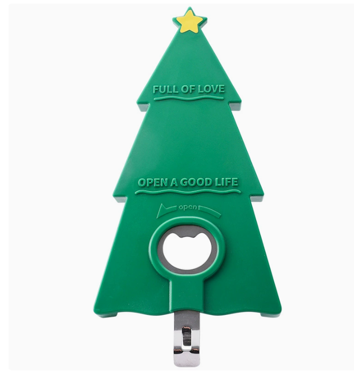 5-in-1 Christmas Tree Jar & Bottle Opener