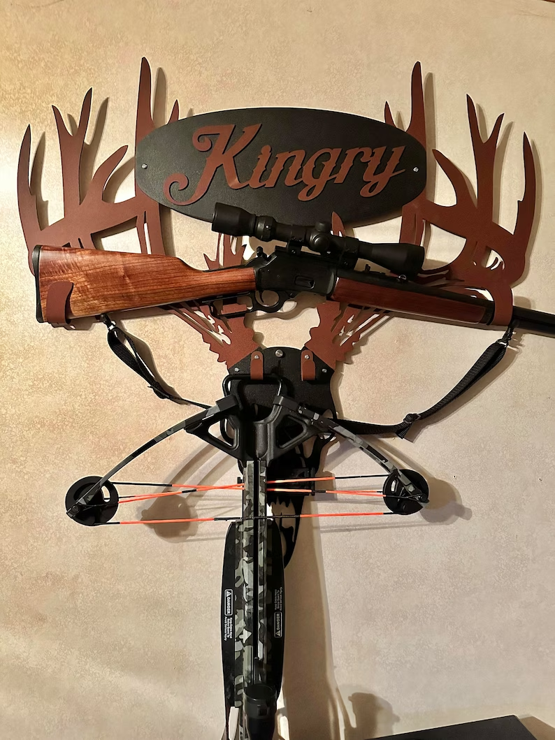 2023 NEW - Personalized Metal Deer Skull Rack-The best gift for Christmas