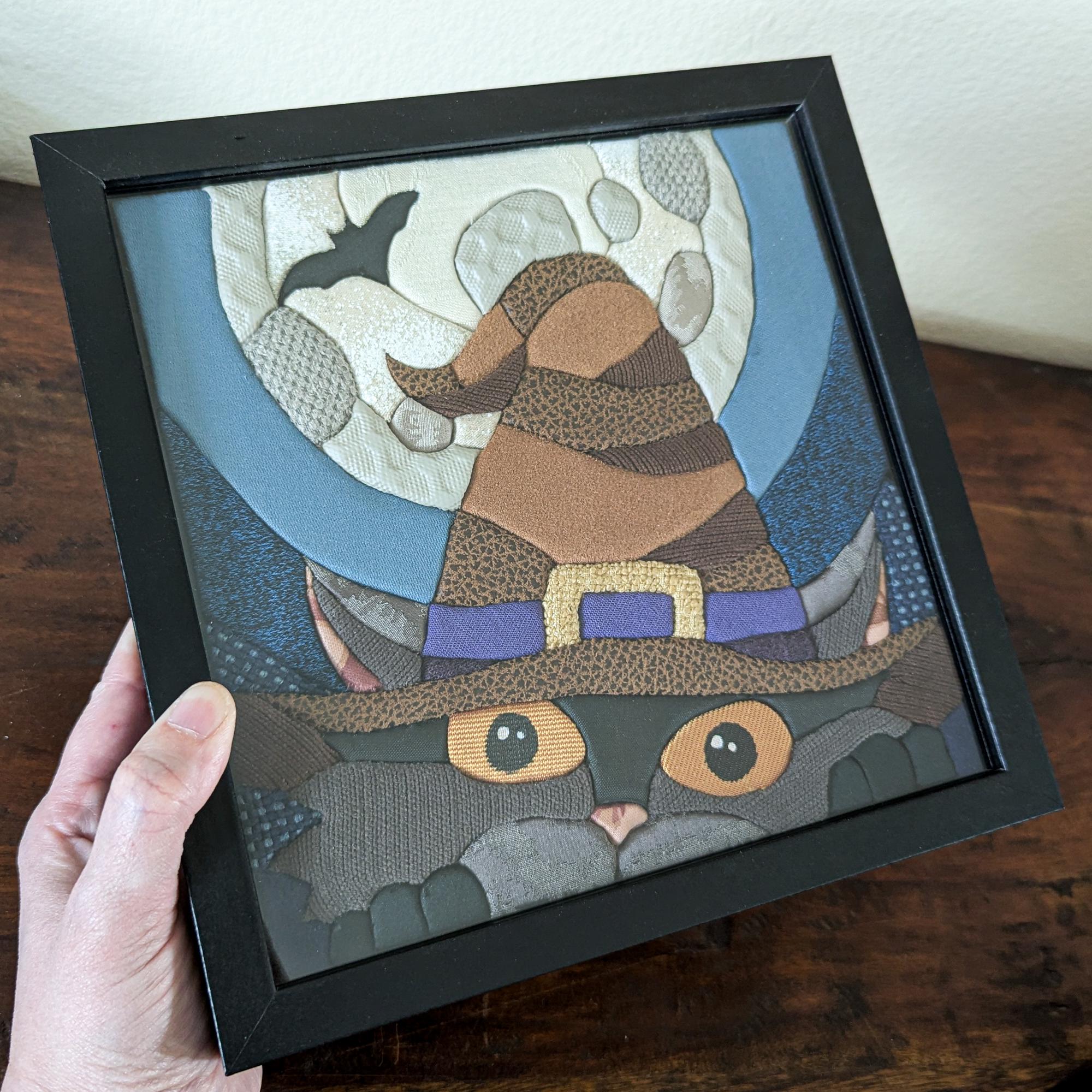 Witchy Cat- Original Kinusaiga