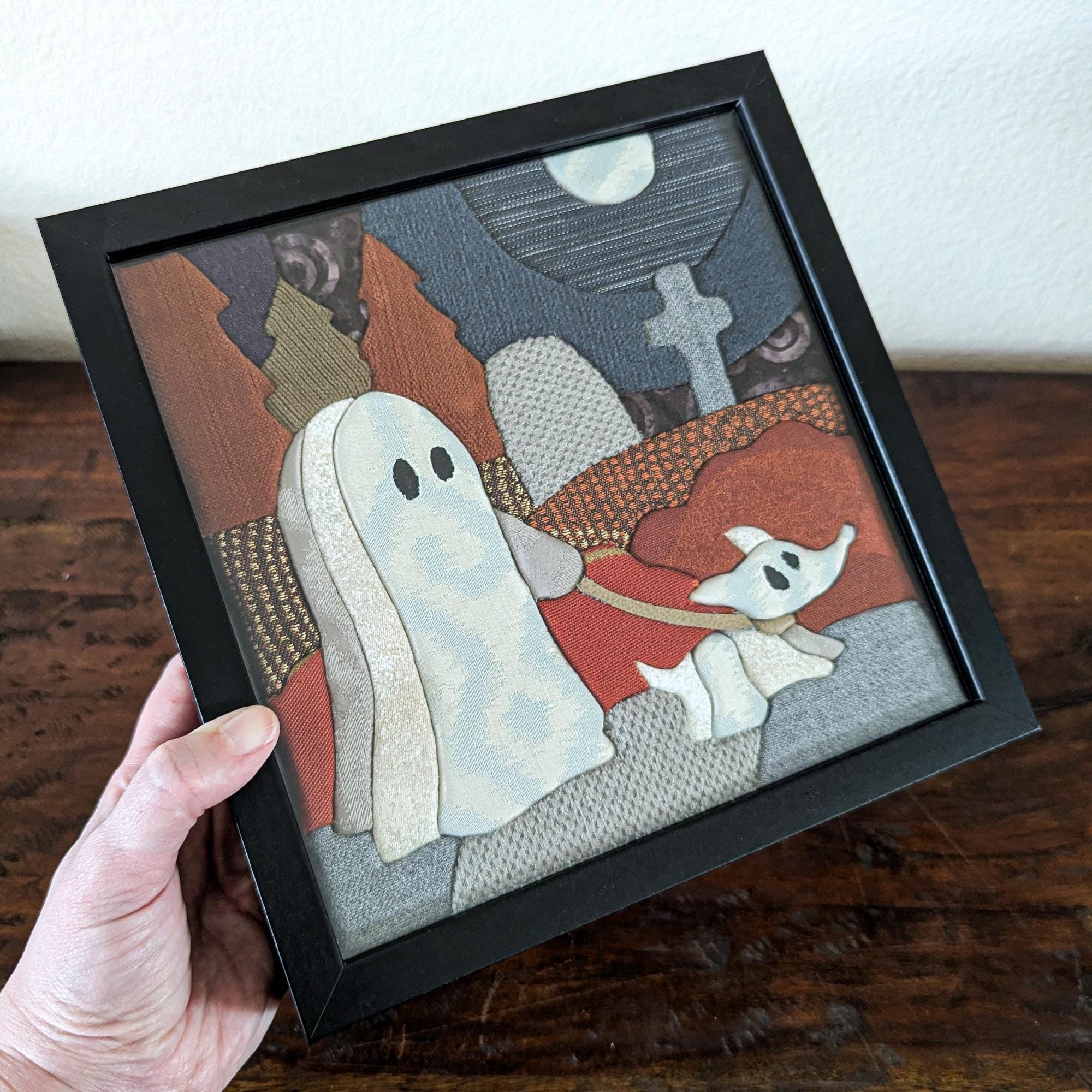 Cute Ghost Dog Walk |  Original Kinusaiga