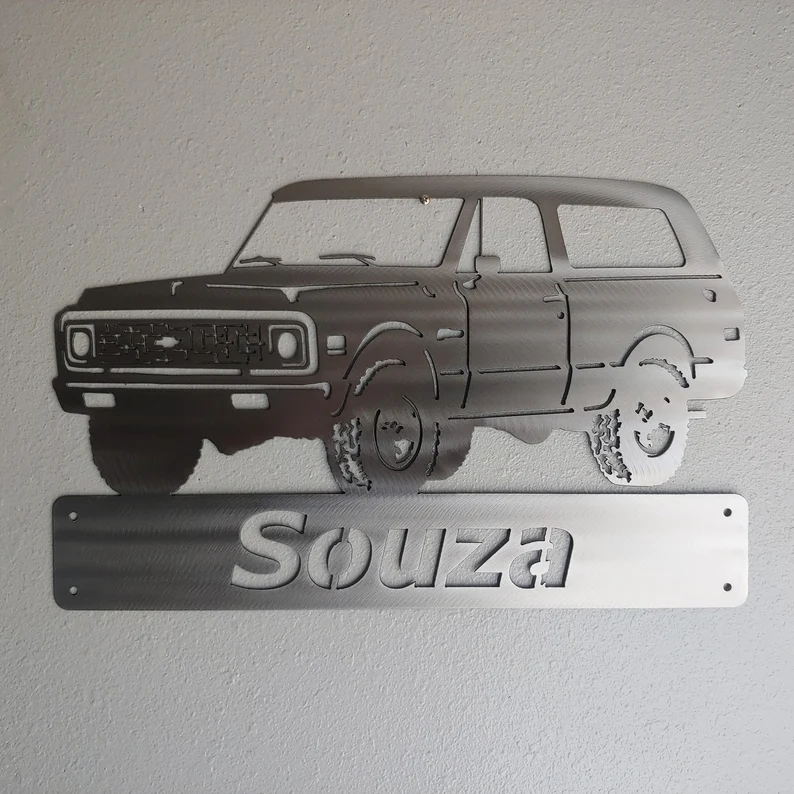 1971 Chevrolet Blazer-Personalized Metal Wall Art