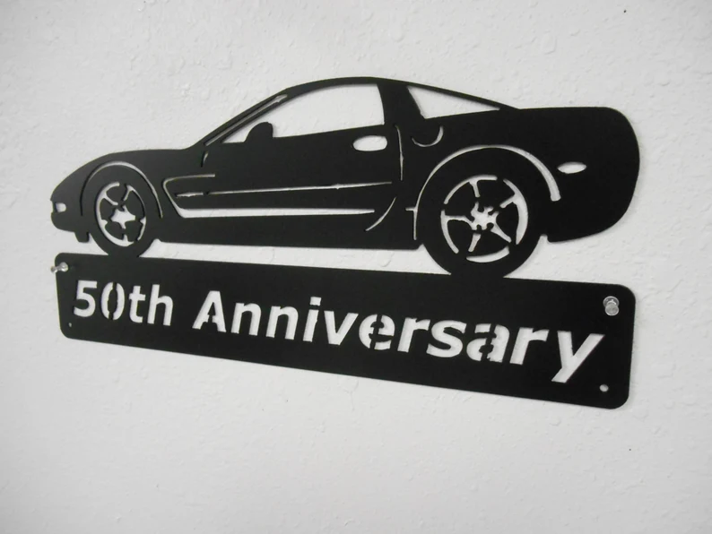 2003 Chevrolet Corvette-Personalized Metal Wall Art