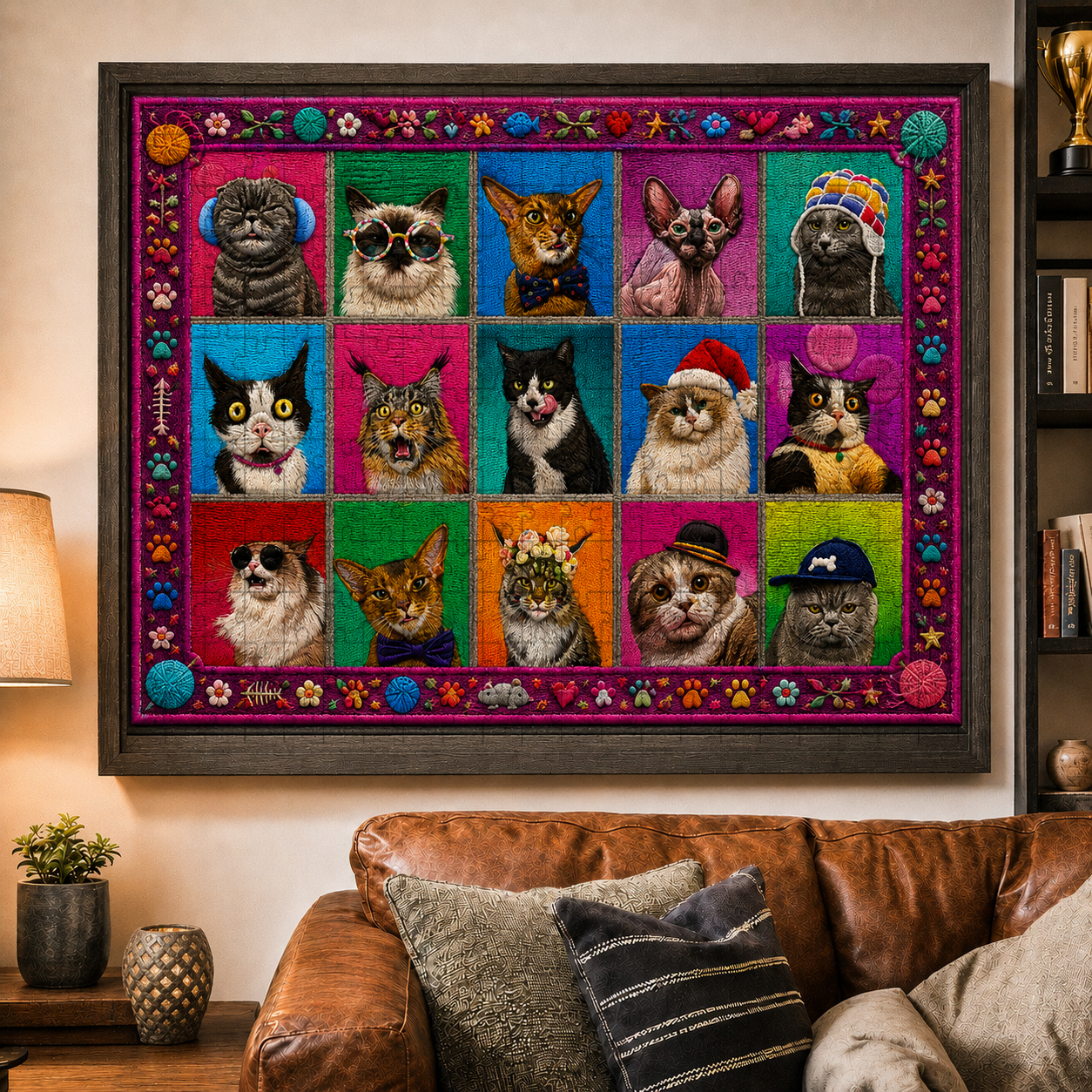 Cat Portraits-A Purr-fect Puzzle Made for Cat Lovers 🐱