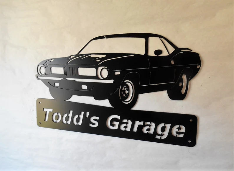 1972, 1973, 1974, Barracuda, Cuda-Personalized Metal Wall Art