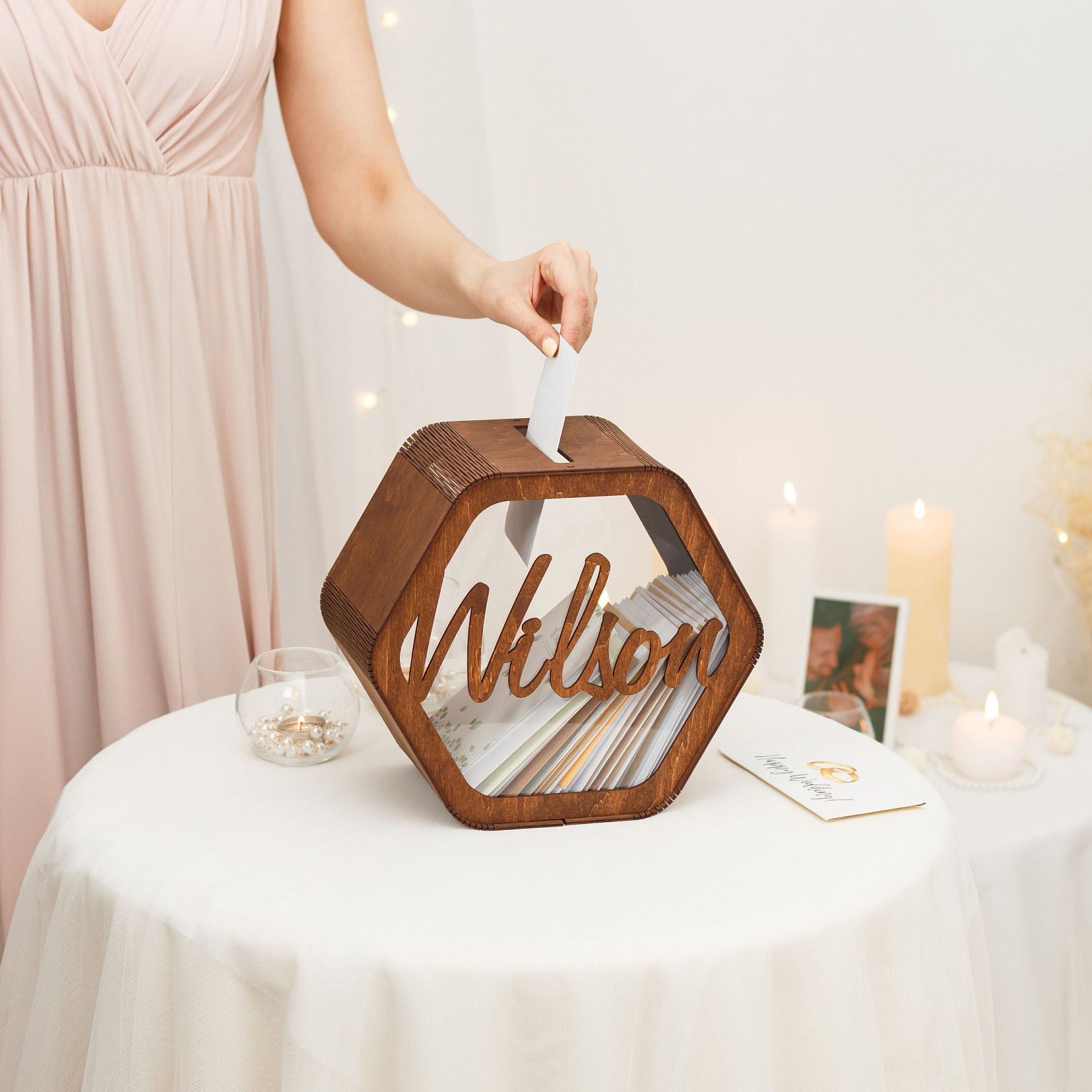 🎁🎁Personalized Wedding Card Box